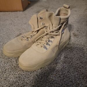 Steve Madden Thar Mens Suede Lugged Sole Combat & Lace-Up Boots